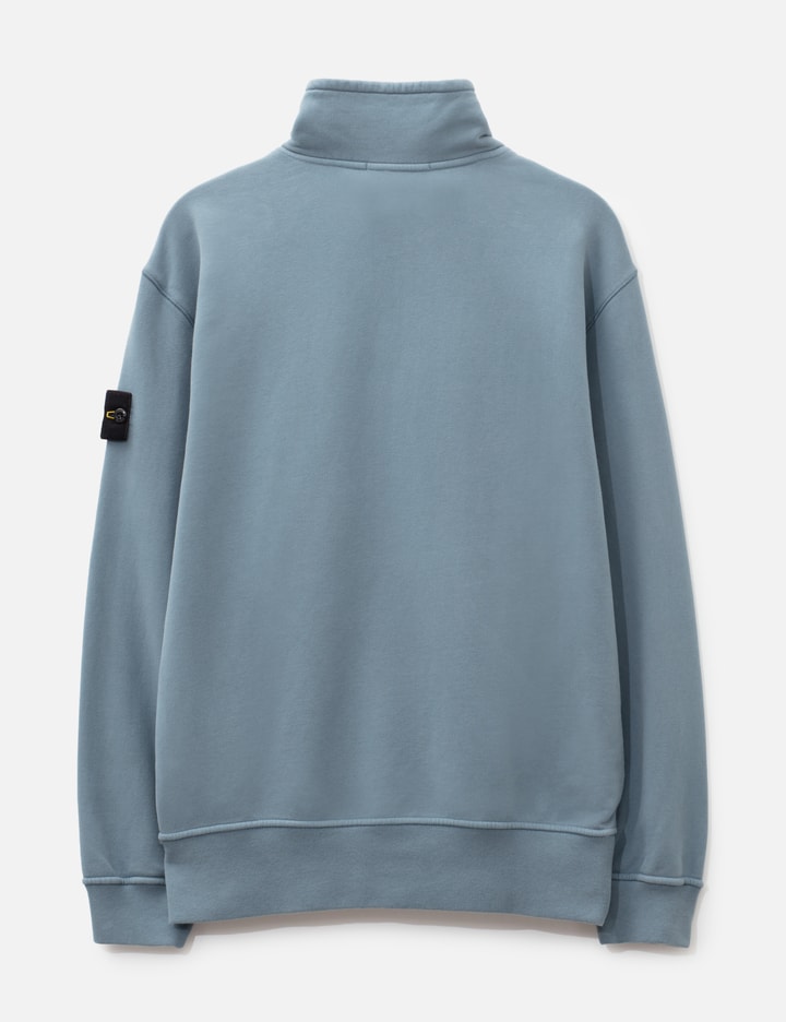 Stone Island Brushed Organic Cotton Fleece Comfort-Fit Half-Zip Sweatshirt