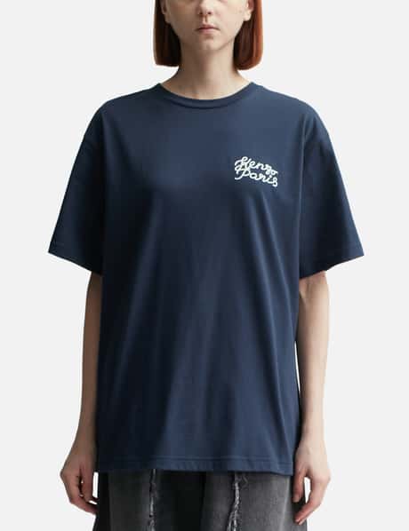 Kenzo 'Kenzo Heart' Oversized Embroidered T-shirt