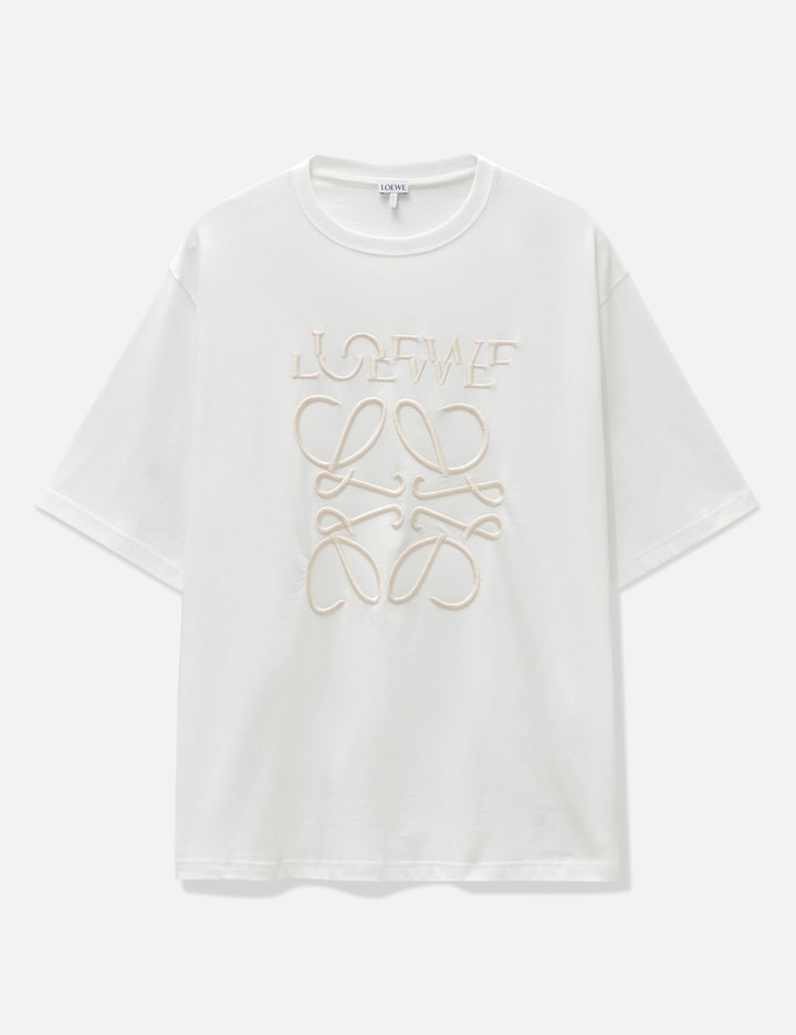 Loewe Men's Logo Loose-fit T-shirt In White