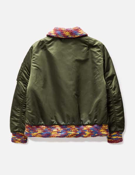 Graphic Cotton Bomber Jacket - Ready-to-Wear 1ABJGX