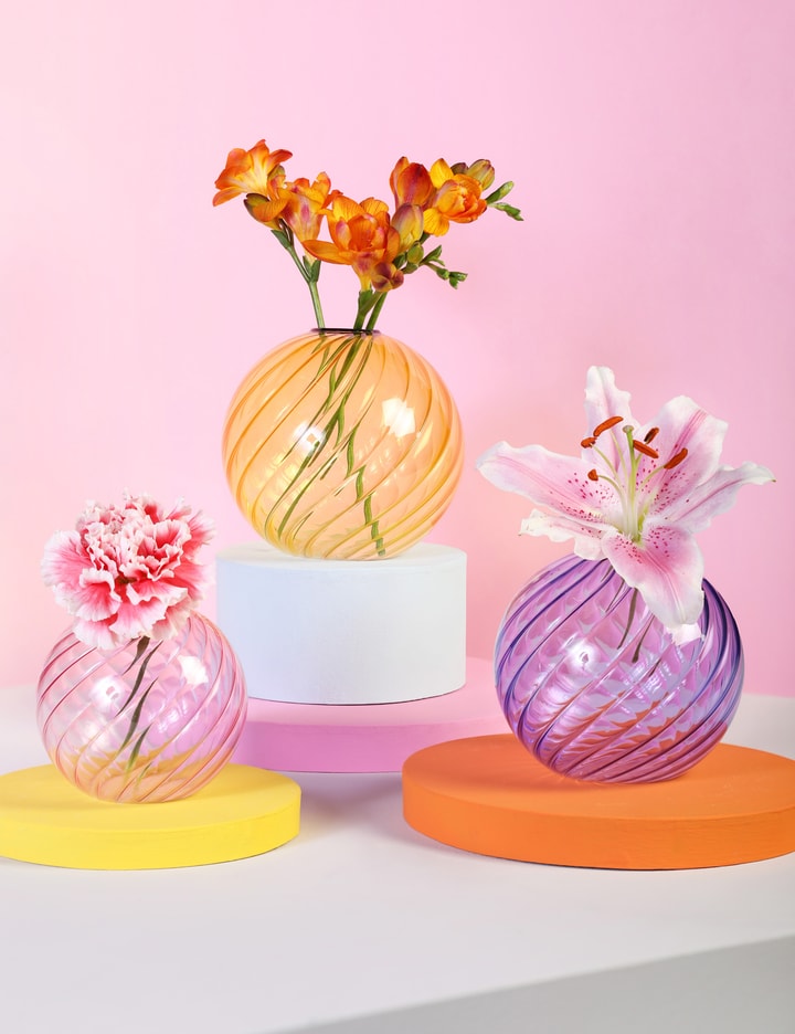 Yellow Spiral Vase Placeholder Image