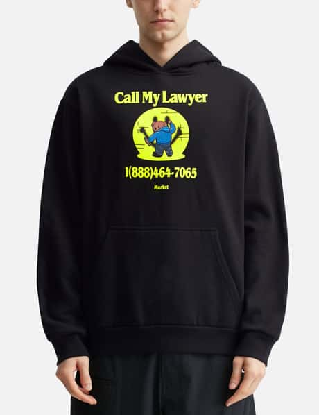 X Smiley Call My Lawyer Bear Hoodie view 10