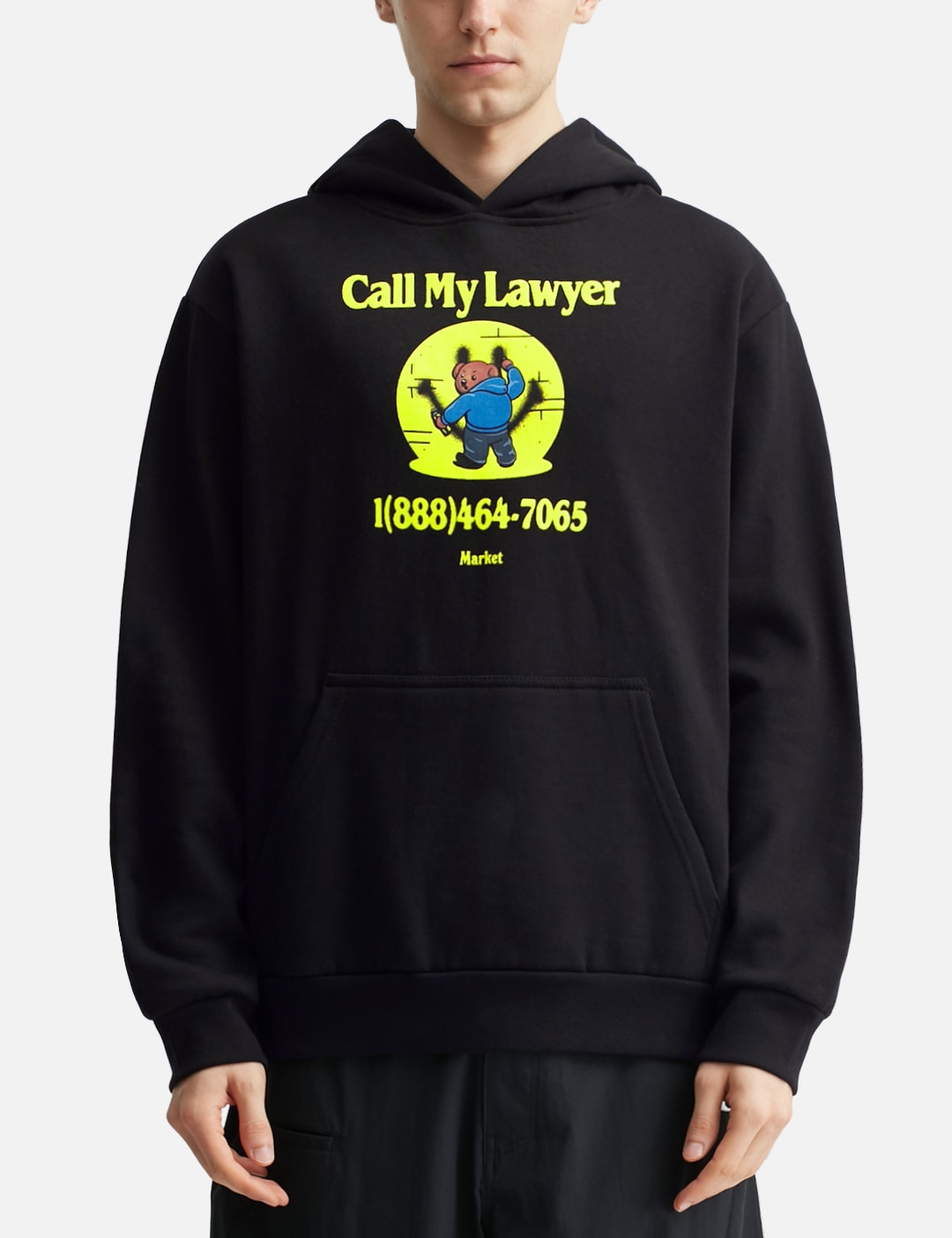X Smiley Call My Lawyer Bear Hoodie view 11