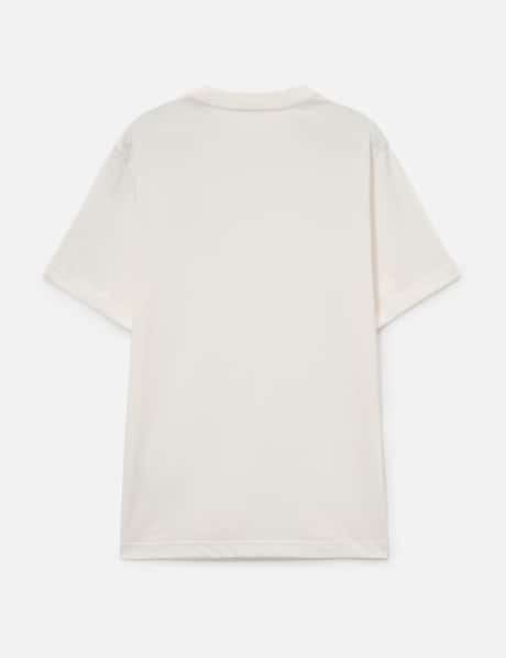 Embroidered Tricolor Logo Cotton T-Shirt view 8