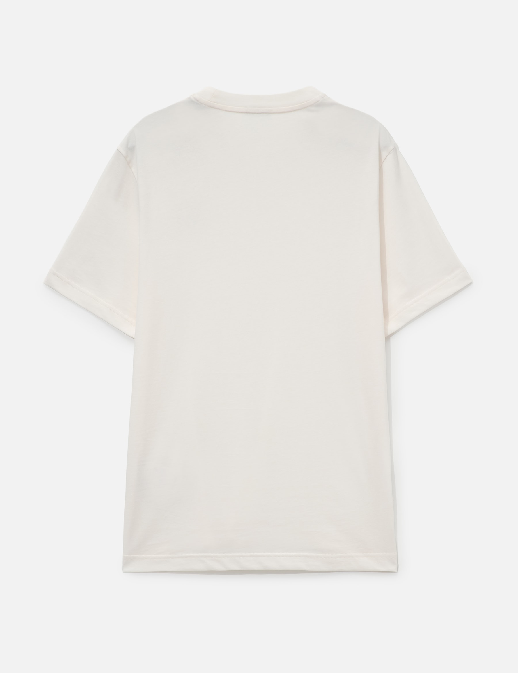 Embroidered Tricolor Logo Cotton T-Shirt view 17