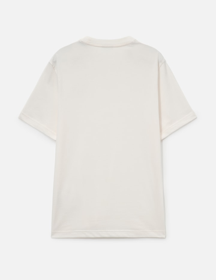 Embroidered Tricolor Logo Cotton T-Shirt