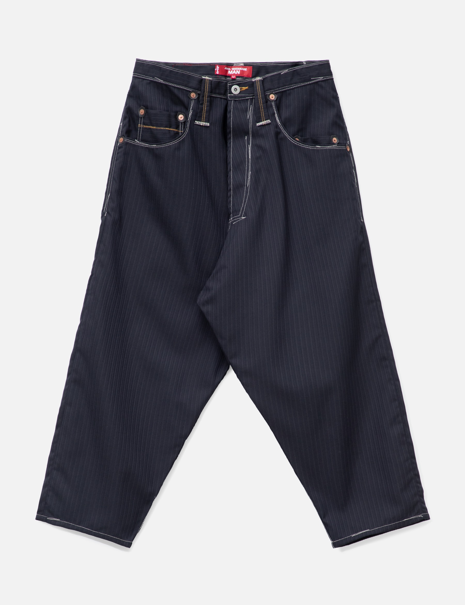 X Levi's Wool Pinstriped Cropped Pants view 16