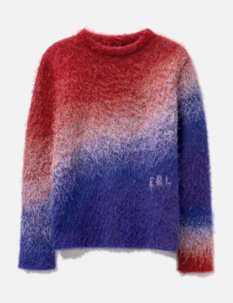 ERL Unisex Degrade V-Neck Knit Sweater