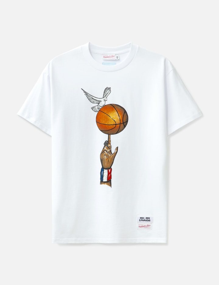 3.PARADIS x MITCHELL & NESS x NBA GRAPHIC BALL T-SHIRT Placeholder Image