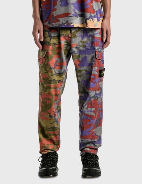 Stone Island Heritage Camo Ripstop Nylon Cargo Pants HBX