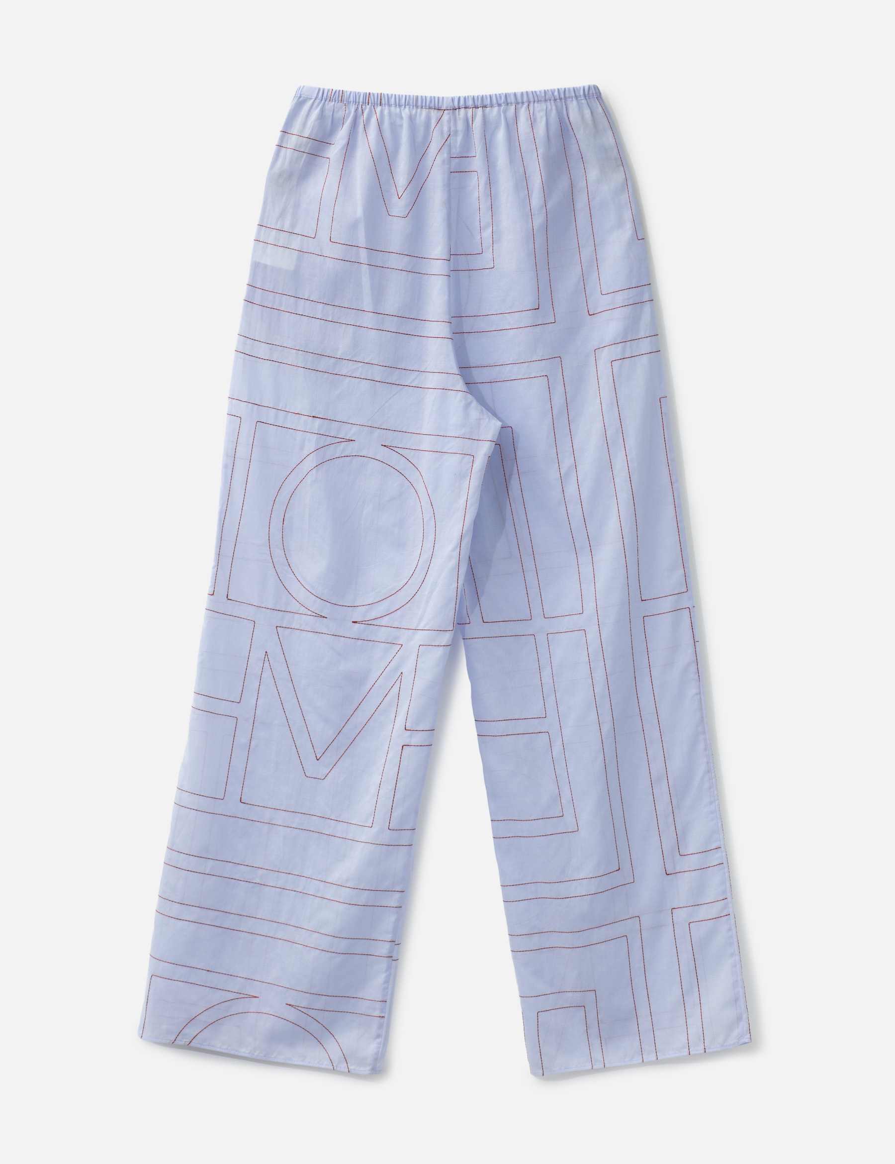 Monogram Cotton-Blend PJ Bottoms view 17
