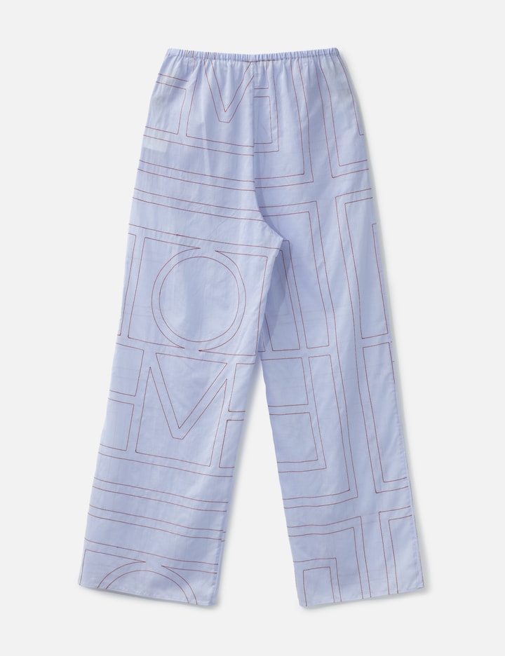 TOTEME Monogram Cotton-Blend PJ Bottoms
