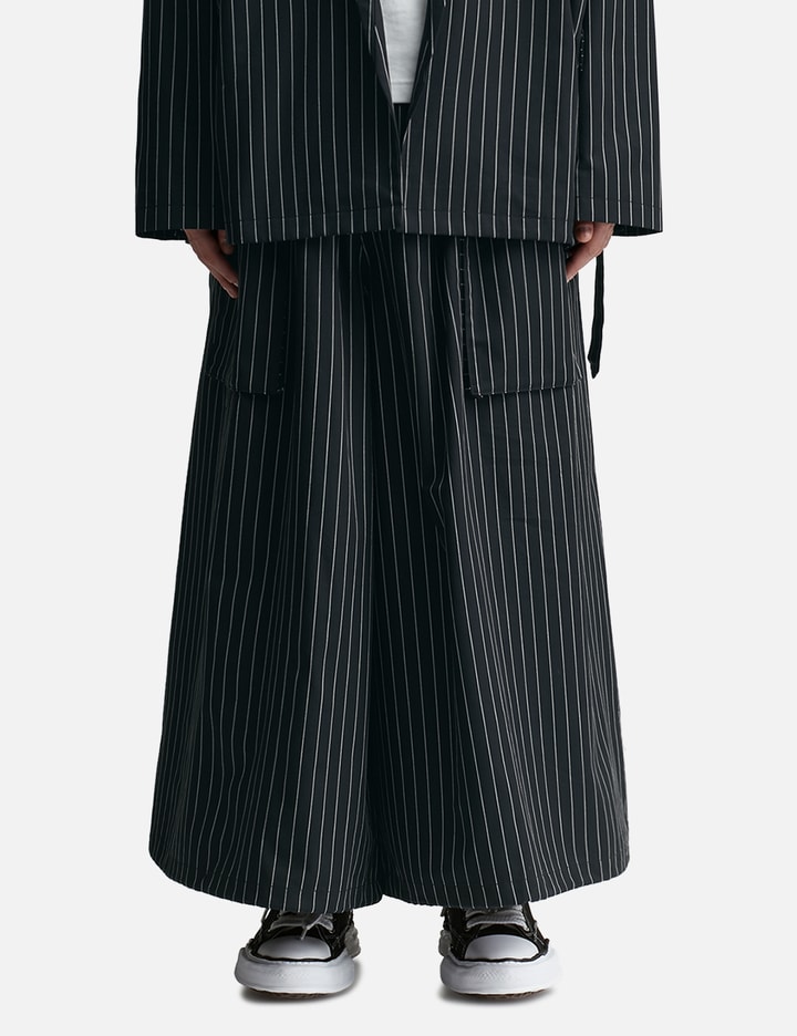 Drawstring Pin Stripe Pants Placeholder Image