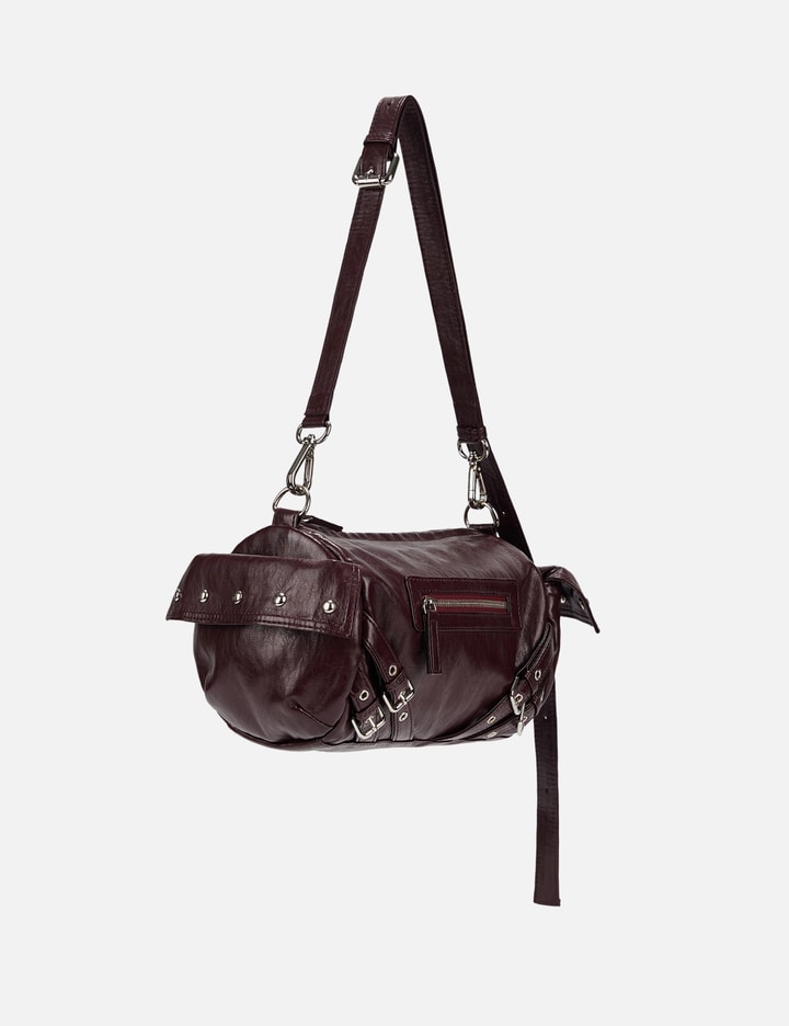 Stud Pocket Bag In Burgundy Placeholder Image