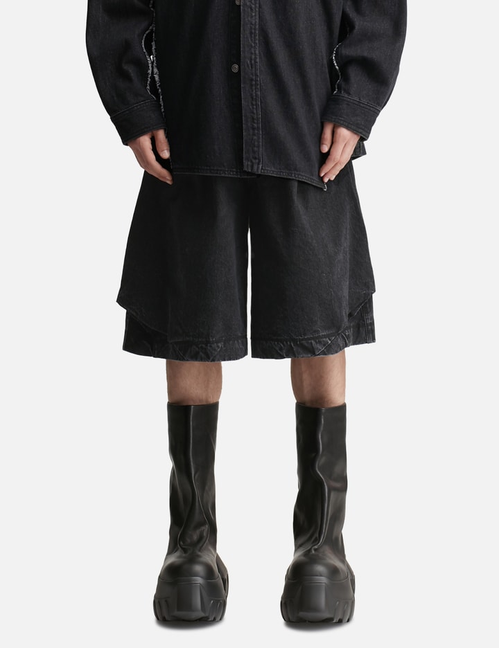 Bias Drape Shorts view 3