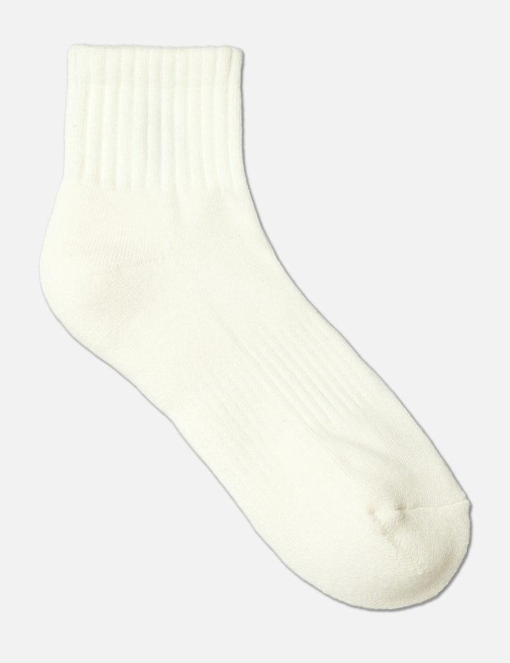 Shop Human Made Pile Short Socks In White