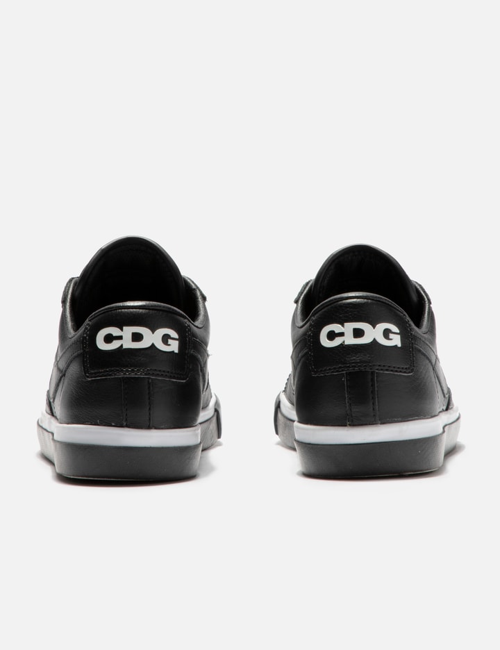 Shop Nike X Comme Des Garçons Blazer Low Sneakers In Black