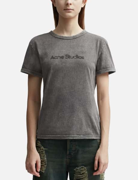 Acne Studios 블러 로고 티셔츠