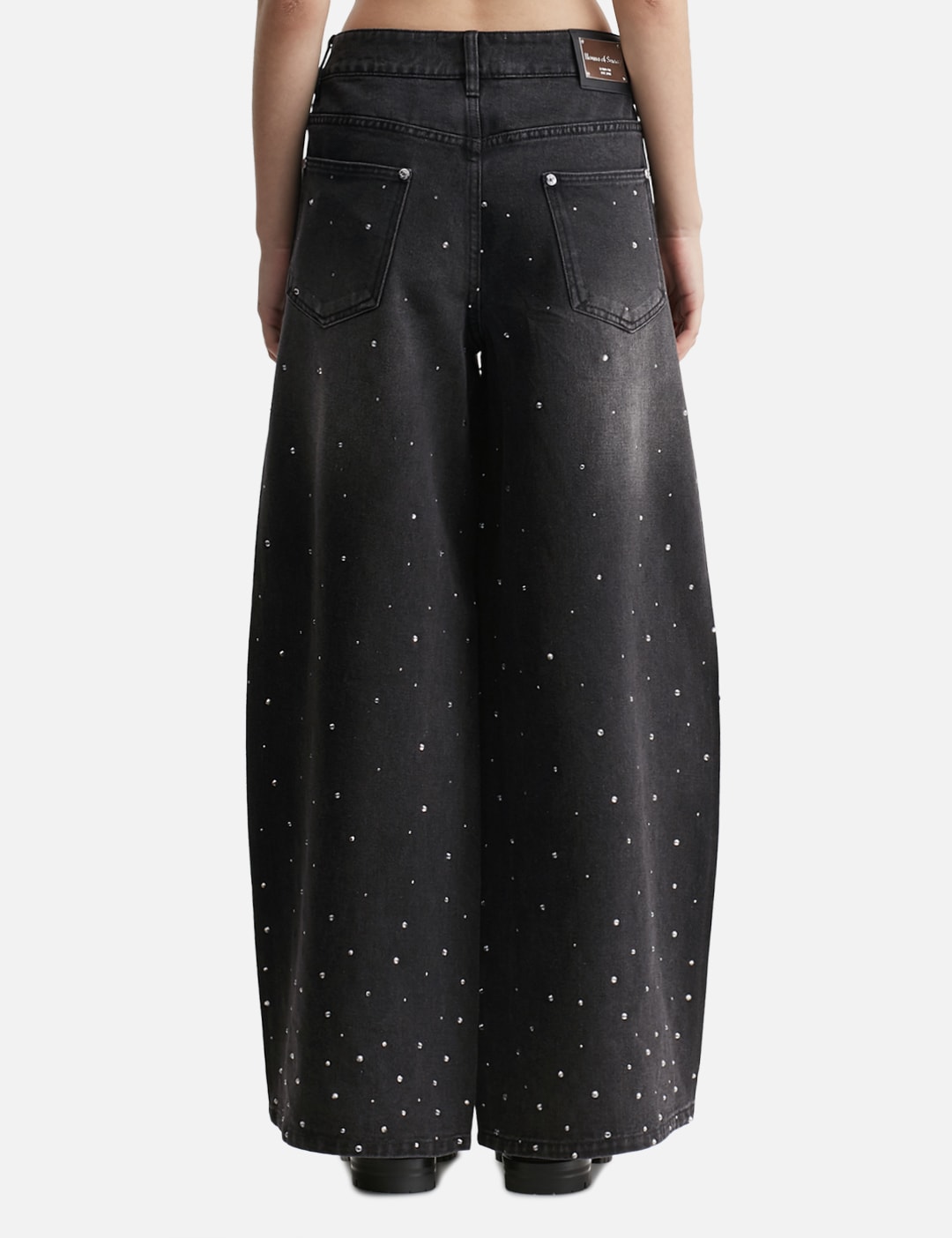 Crystallised Wide Leg Denim view 15