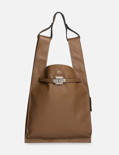 beautiful people Large Market Bag In Shrink Leather