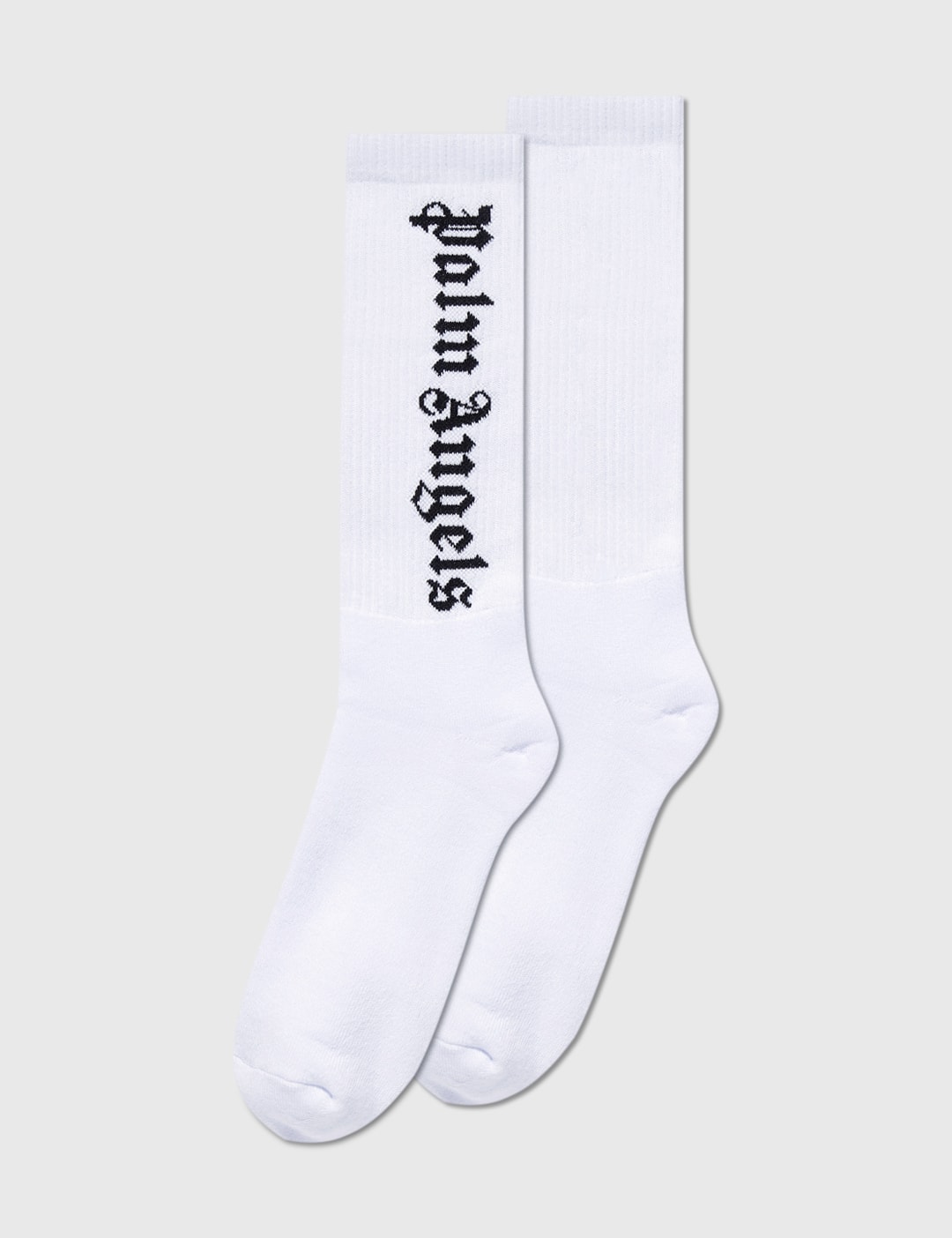 Palm Angels - Gothic Logo Socks  HBX - Globally Curated Fashion and  Lifestyle by Hypebeast