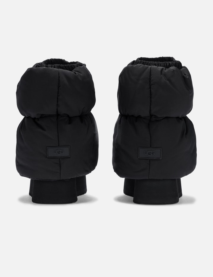 Ugg Classic Mini Dipper Puffer Suede Ankle Boots In Black
