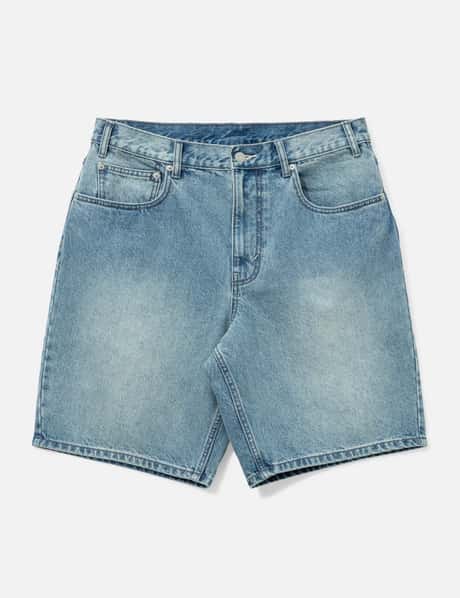 Relaxed Denim Short view 6