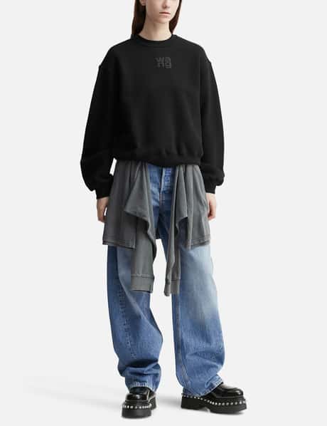 Puff Logo Essential Terry Crew Sweatshirt view 11