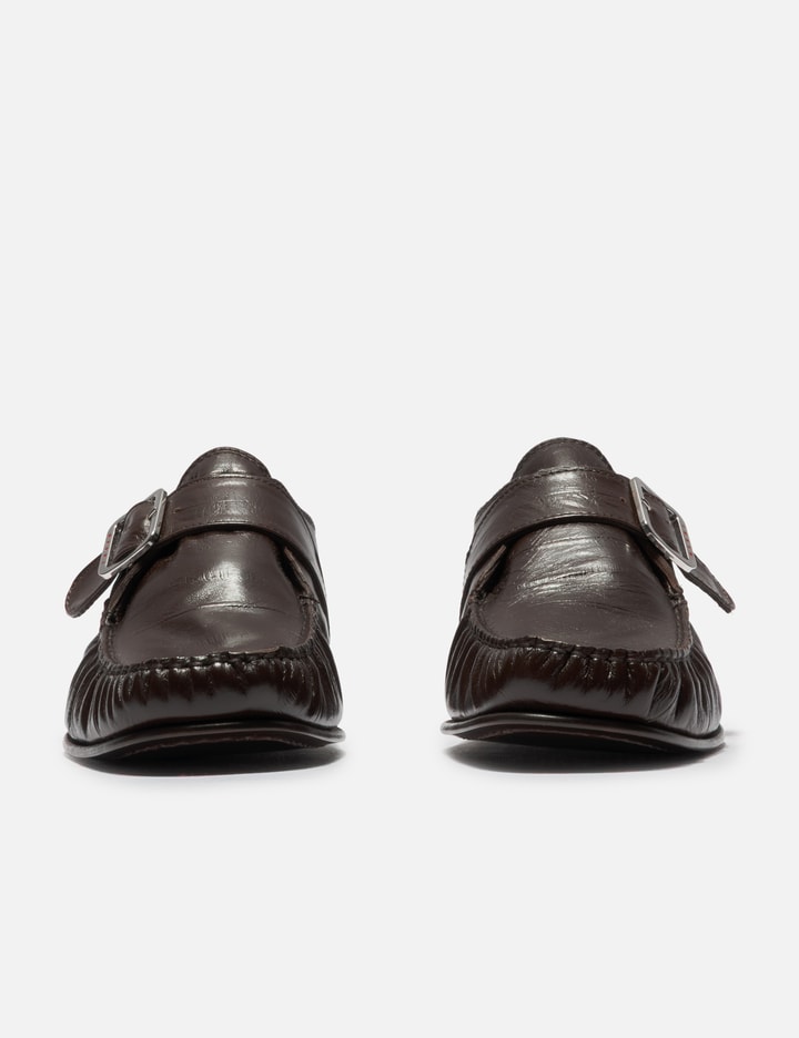 Marni Eel-Effect Leather Wallabee Shoe