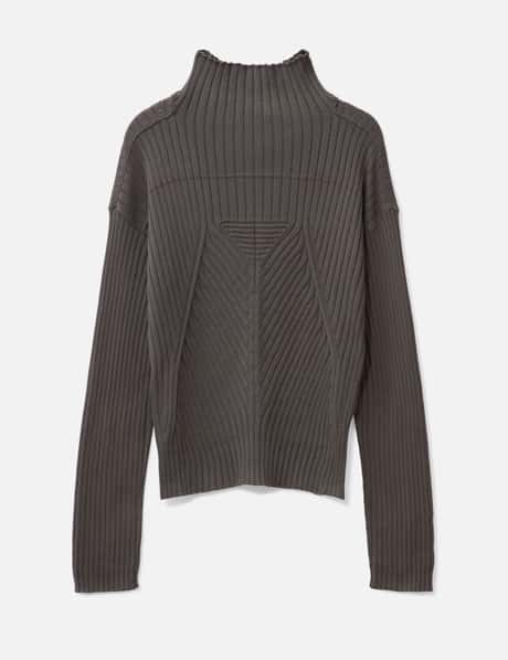 Rick Owens Hollywood Tabard Megarib Cotton Knit