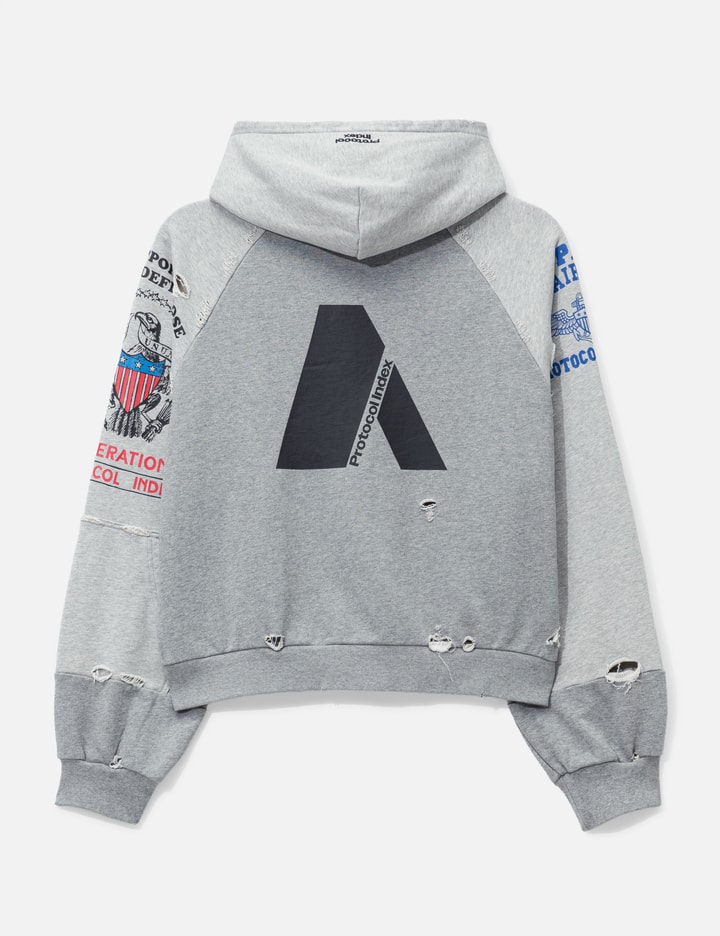 Protocol-Index Reconstructed Zip Hoodie