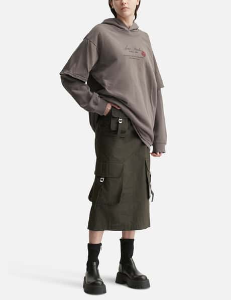 Monogram Denim Mini Skirt view 19