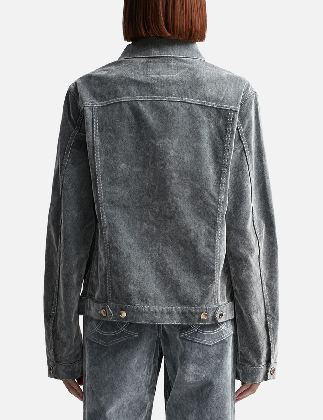 Peach Denim Jacket view 15