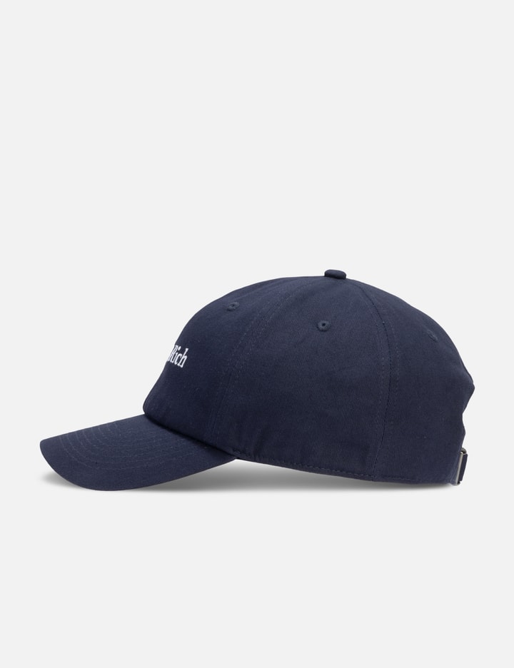 Sporty & Rich Serif Logo Hat In Blue