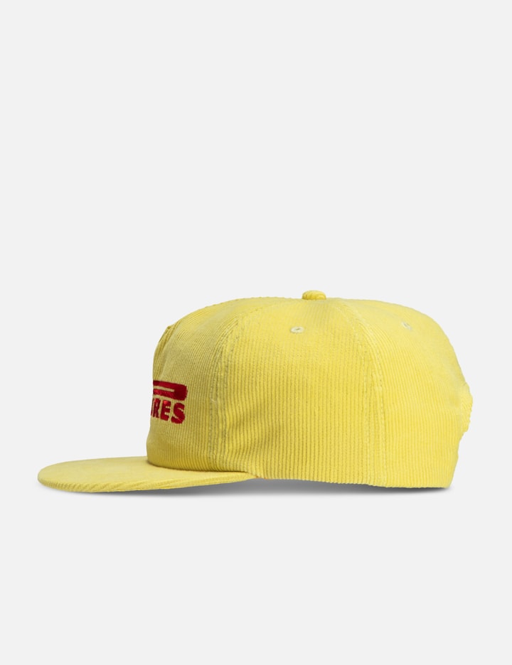 Shop Pleasures Pit Stop Corduroy Hat In Yellow