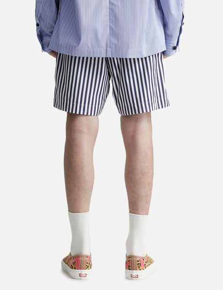 Sacai - トーマス メイソン コットン ポプリン ショーツ | HBX  