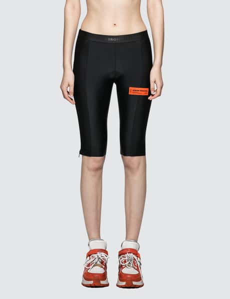 Buy Heron Preston CTNMB Active Biker Leggings 'Off White/Orange