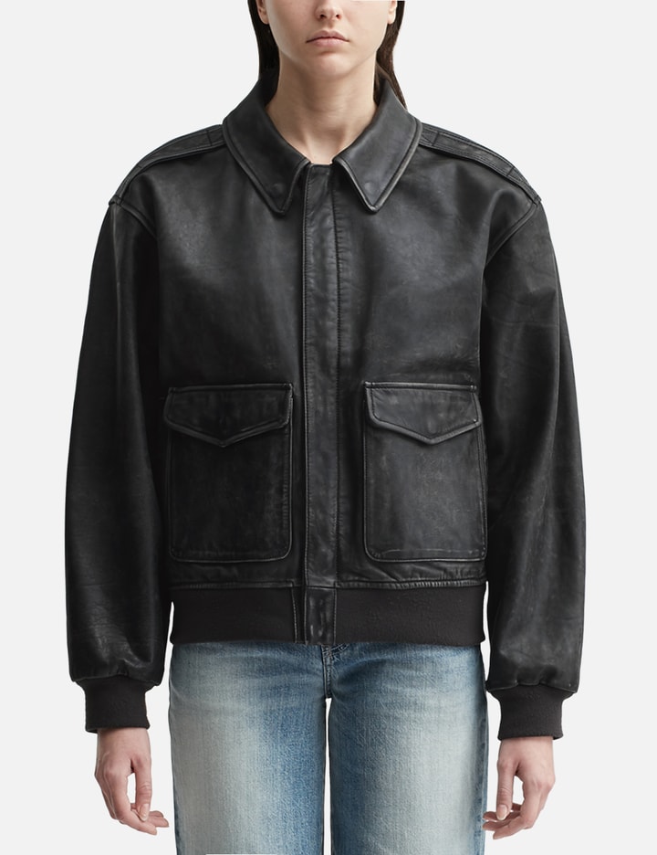 AIR FORCE LEATHER JACKET Placeholder Image