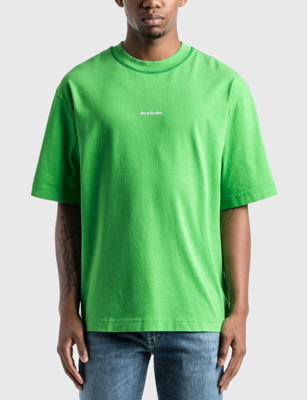 Acne - Reverse Logo T-Shirt | HBX - Globally and Lifestyle by Hypebeast