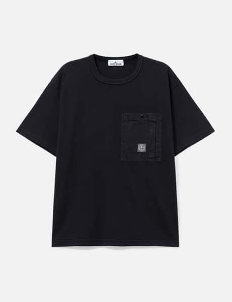 Organic Cotton Jersey T-Shirt With 'Vertical Placement' Print view 11