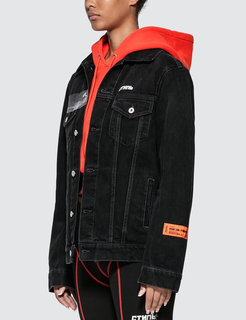 Heron Preston - Tape Denim Jacket | HBX 
