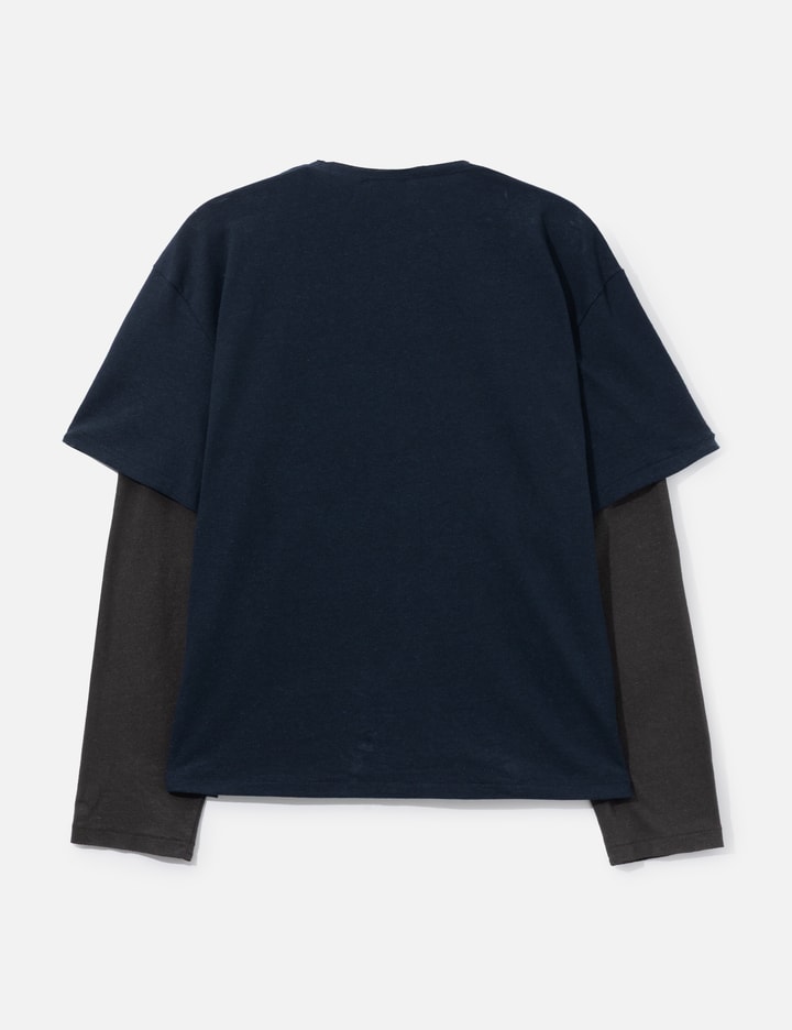 COOR Layered Mix Cut Long Sleeve T-Shirt