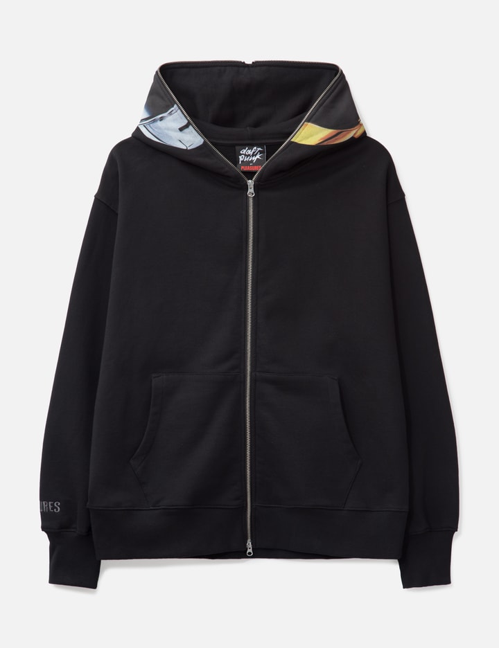Pleasures Daft Punk Ram Graphic Zipper Hoodie In Black