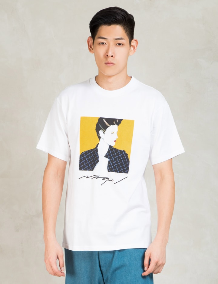 White Profile T-Shirt Placeholder Image