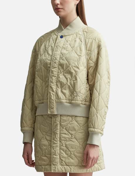 Quilted Nylon Bomber Jacket view 7