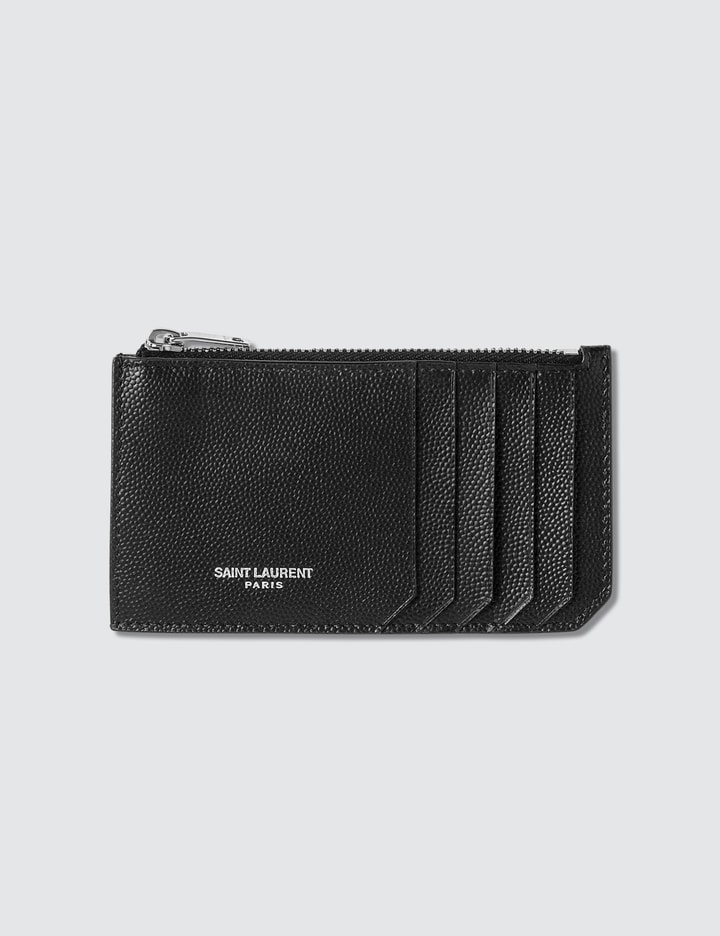 Grain Leather Zipped Card Holder Placeholder Image
