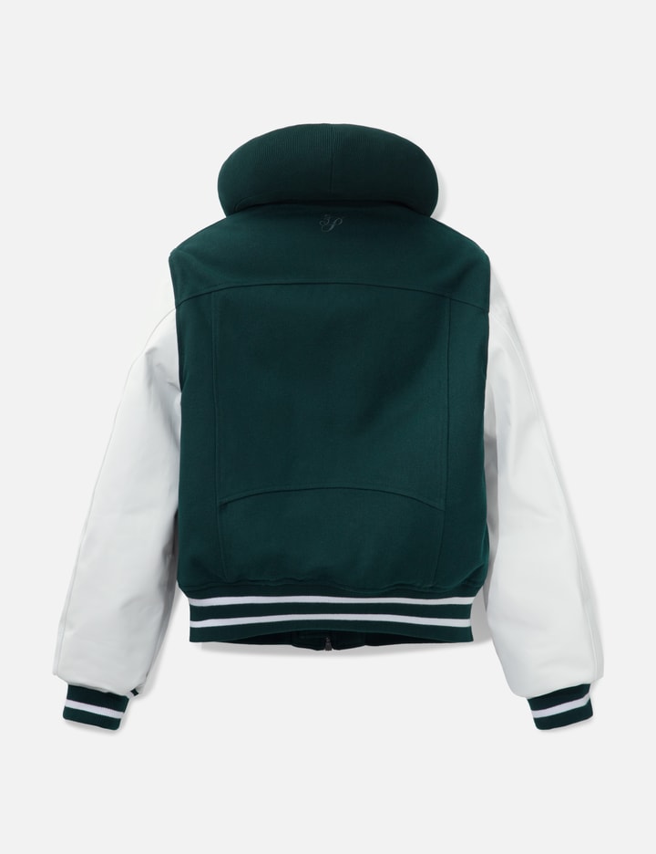 Flying Dove Pillow Neck Varsity Jacket Placeholder Image