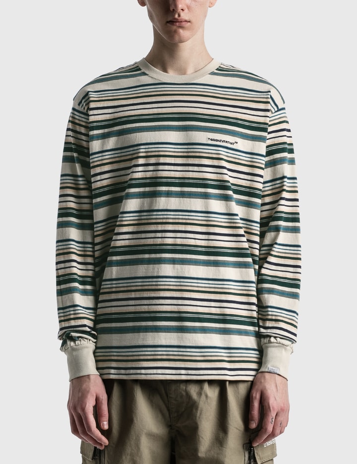 Multi Striped Long Sleeve T-shirt Placeholder Image