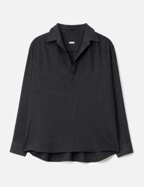 A.PRESSE Wool Skipper Shirt