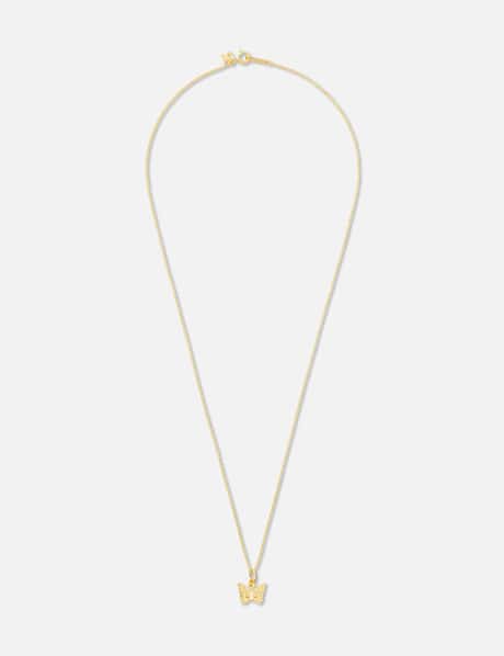 Needles Gold Pendant Necklace